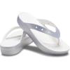 Crocs Women’s Platform Flip Flop Sandal(White/Glitter)