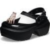 Crocs Womens Wednesday Addams Stomp Clog(Black)