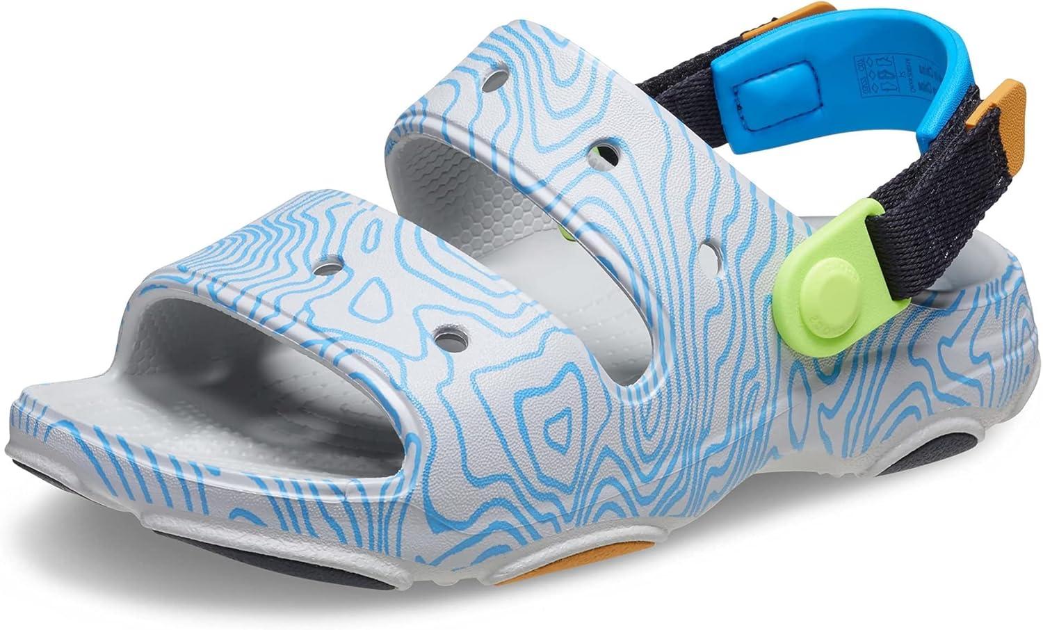 imageCrocs Boys Classic AllTerrain SandalsAtmosphereMulti Topographic