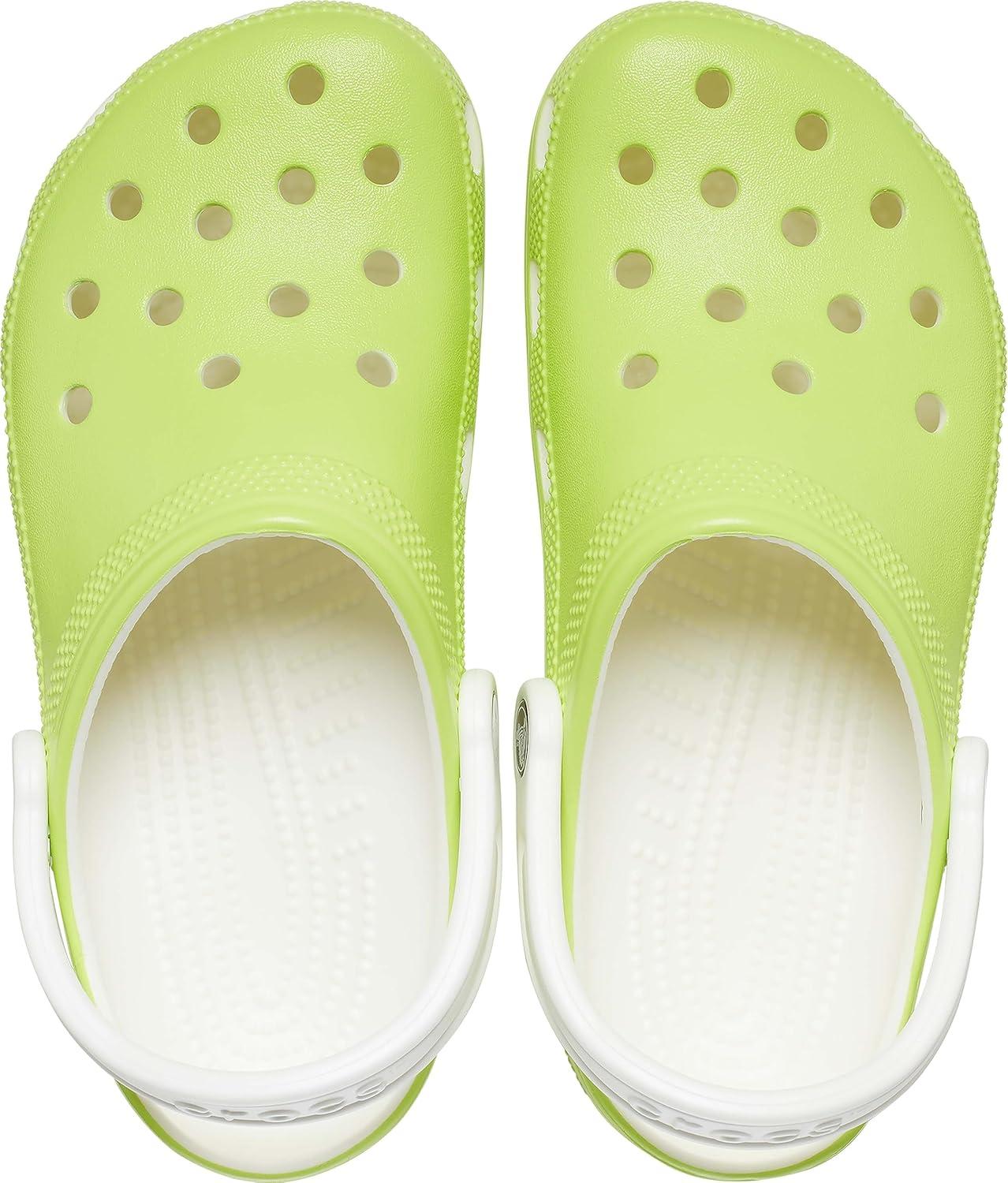 imageCrocs Kids Classic ClogLimeadeGlow in the Dark