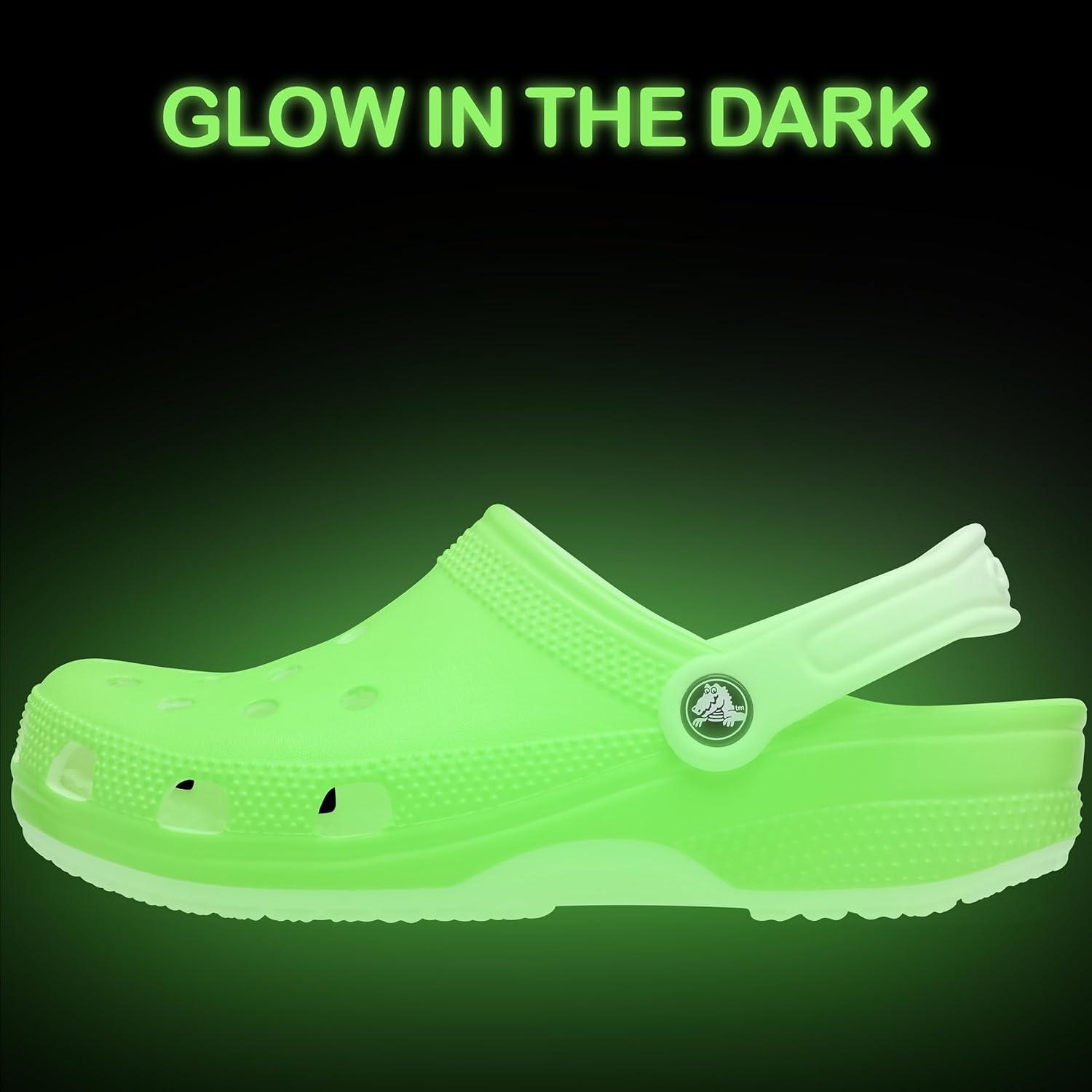 imageCrocs Kids Classic ClogLimeadeGlow in the Dark