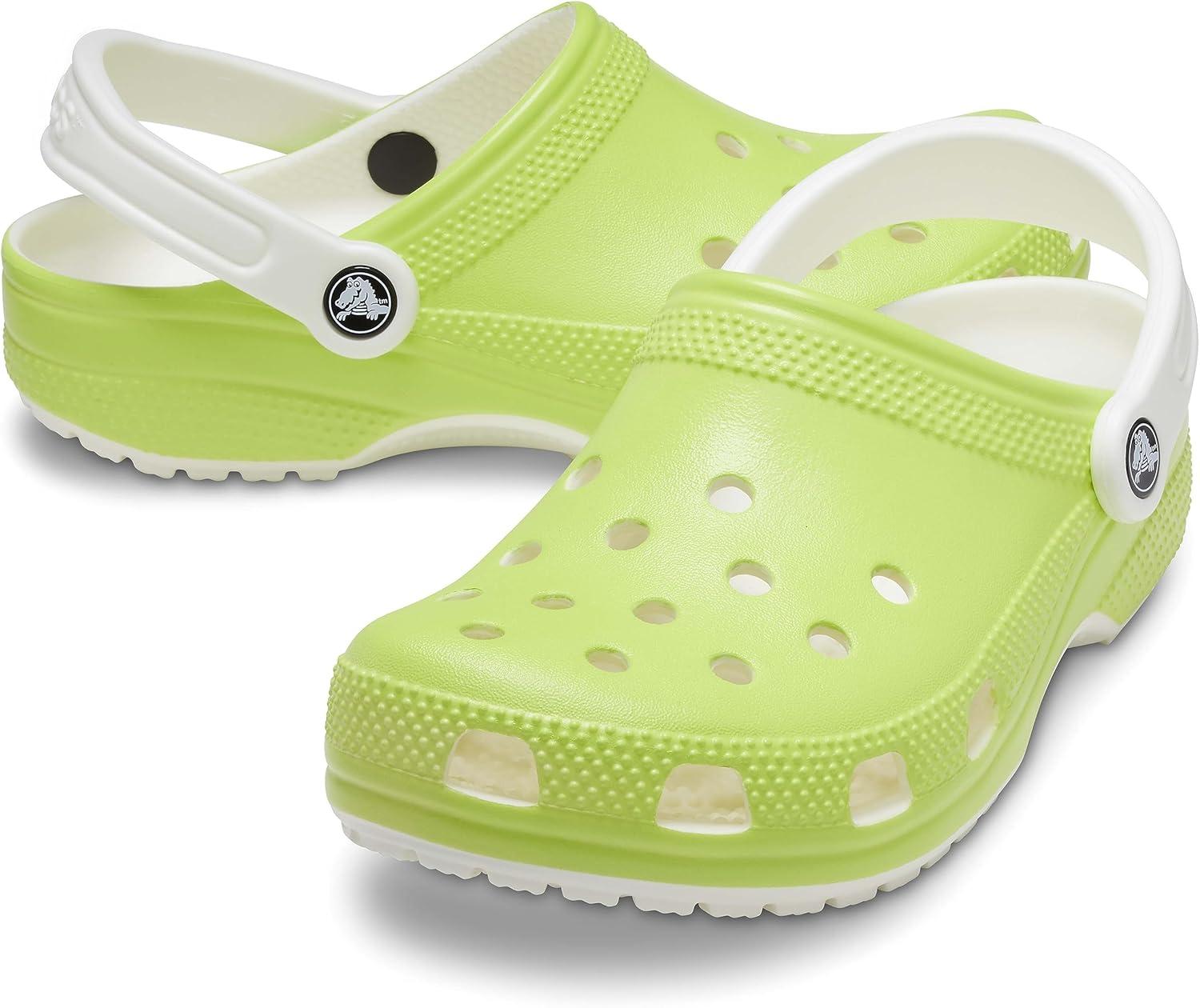imageCrocs Kids Classic ClogLimeadeGlow in the Dark