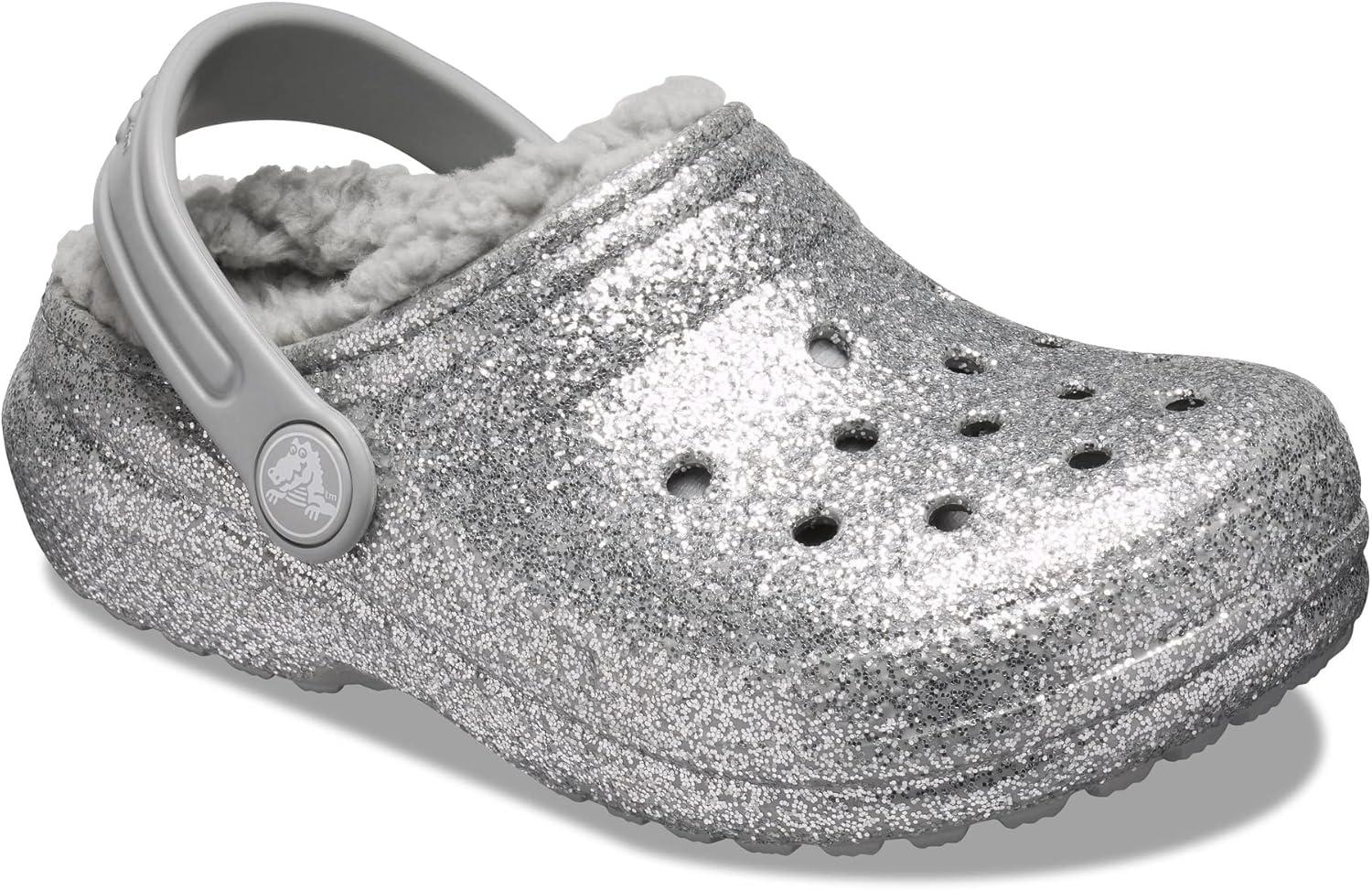 imageCrocs Kids Classic Lined ClogsSilverSilver