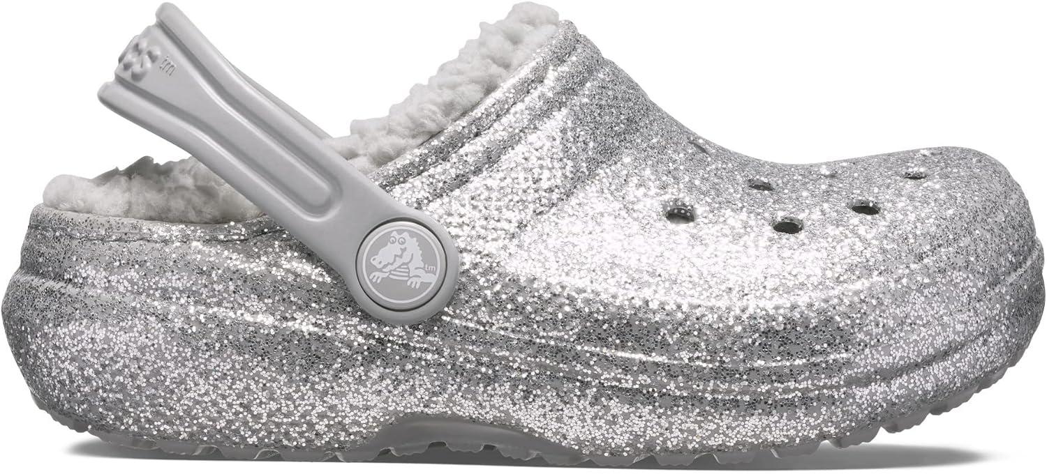 imageCrocs Kids Classic Lined ClogsSilverSilver