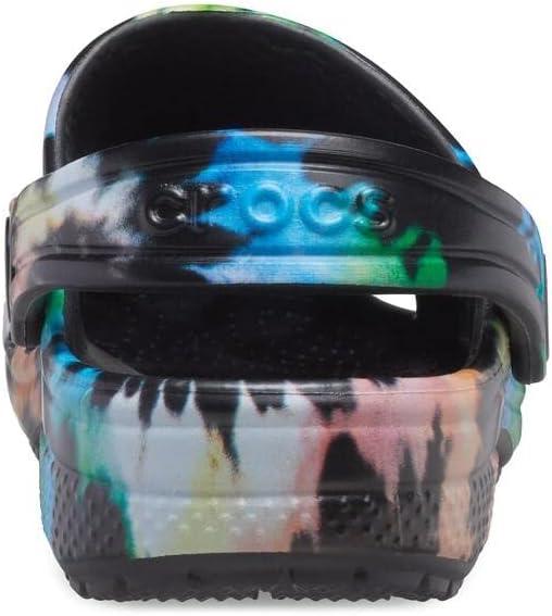 imageCrocs Kids Classic Tie Dye ClogsBlackBlack