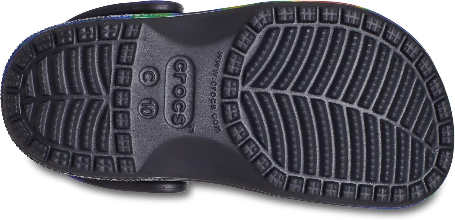 imageCrocs Kids Classic Tie Dye ClogsNavyBlack