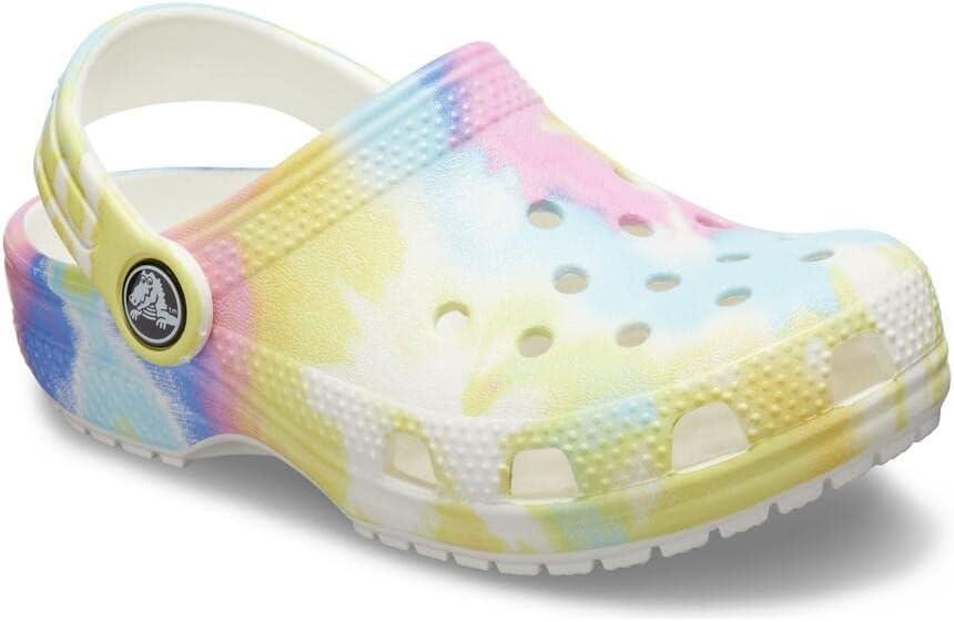 imageCrocs Kids Classic Tie Dye ClogsPastel Tie Dye