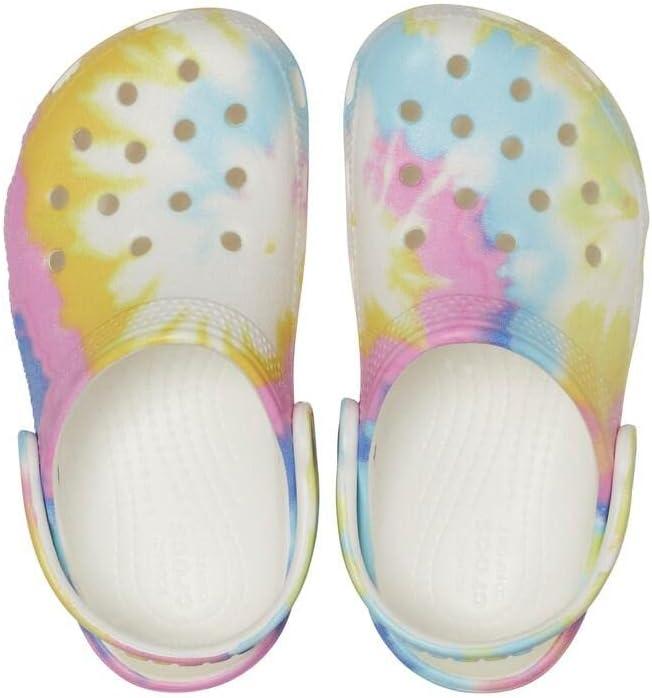 imageCrocs Kids Classic Tie Dye ClogsPastel Tie Dye