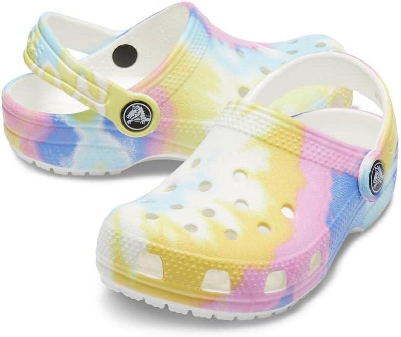 imageCrocs Kids Classic Tie Dye ClogsPastel Tie Dye