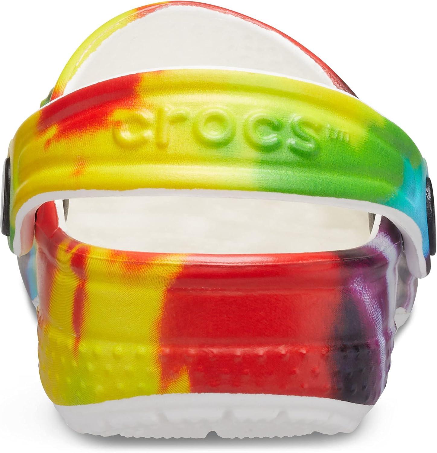 imageCrocs Kids Classic Tie Dye ClogsRainbow Tie Dye