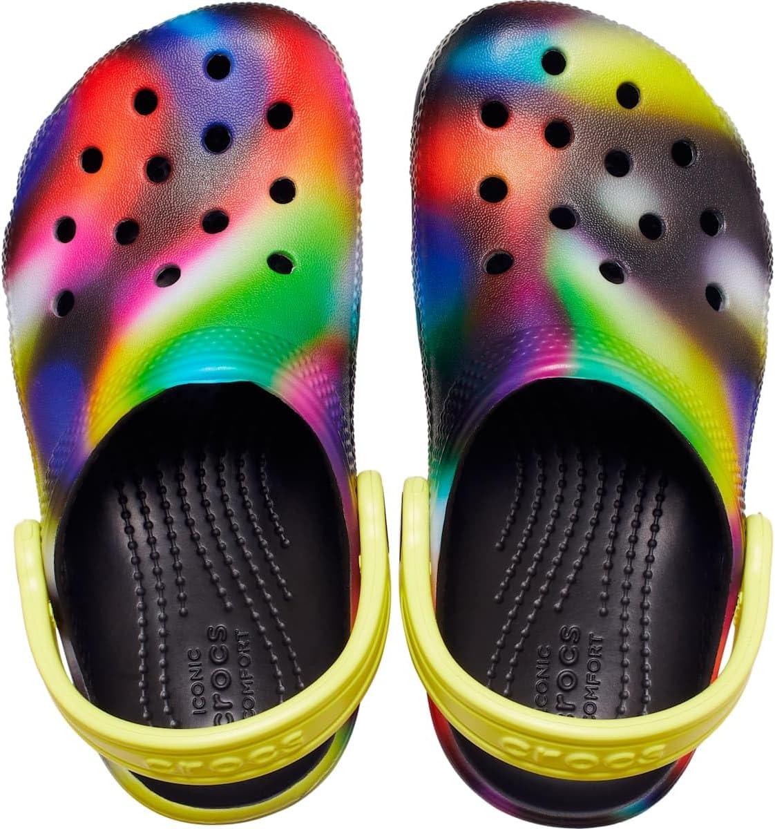 imageCrocs Kids Classic Tie Dye ClogsSolar Rainbow