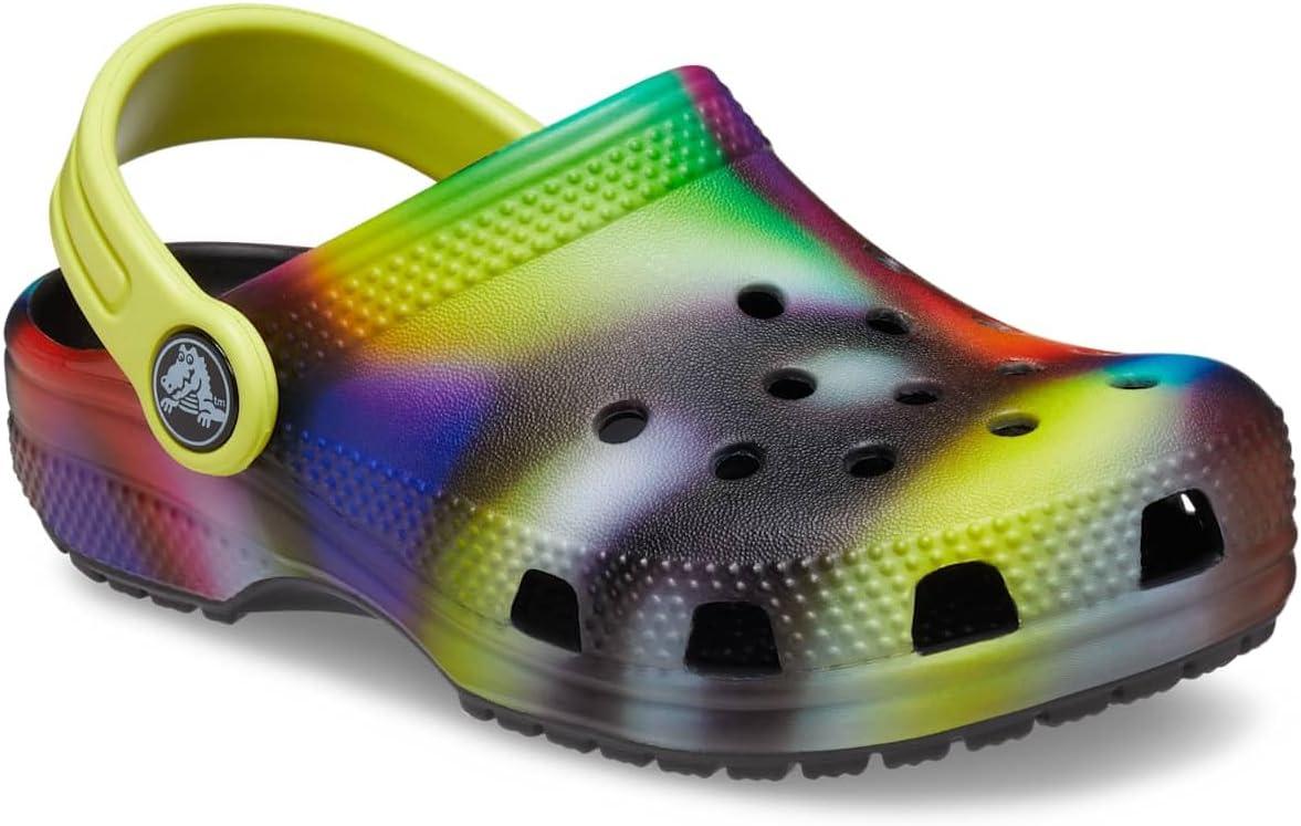 imageCrocs Kids Classic Tie Dye ClogsSolar Rainbow