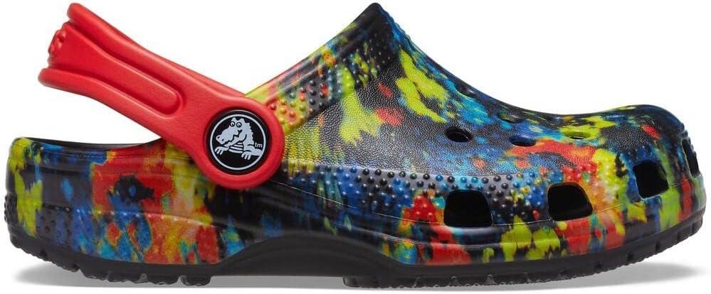 imageCrocs Kids Classic Tie Dye ClogsSplatter DyeRed