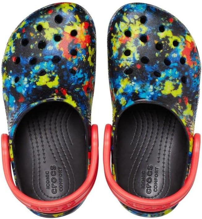 imageCrocs Kids Classic Tie Dye ClogsSplatter DyeRed