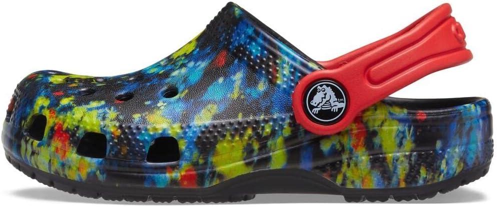 imageCrocs Kids Classic Tie Dye ClogsSplatter DyeRed