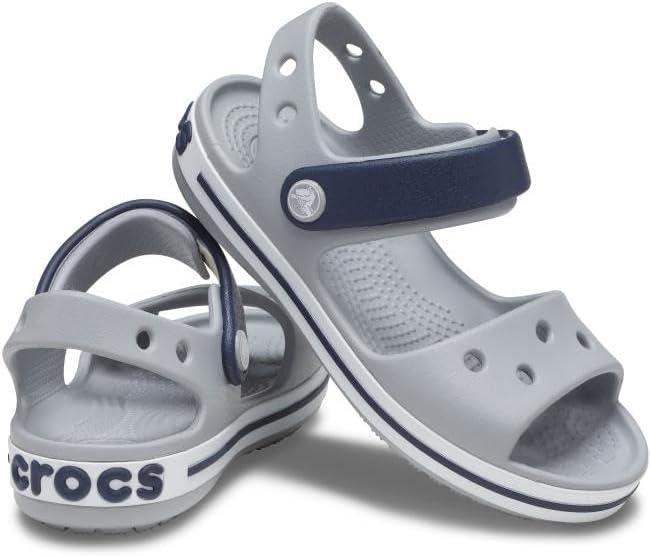 imageCrocs Kids Crocband SandalsLight GreyNavy