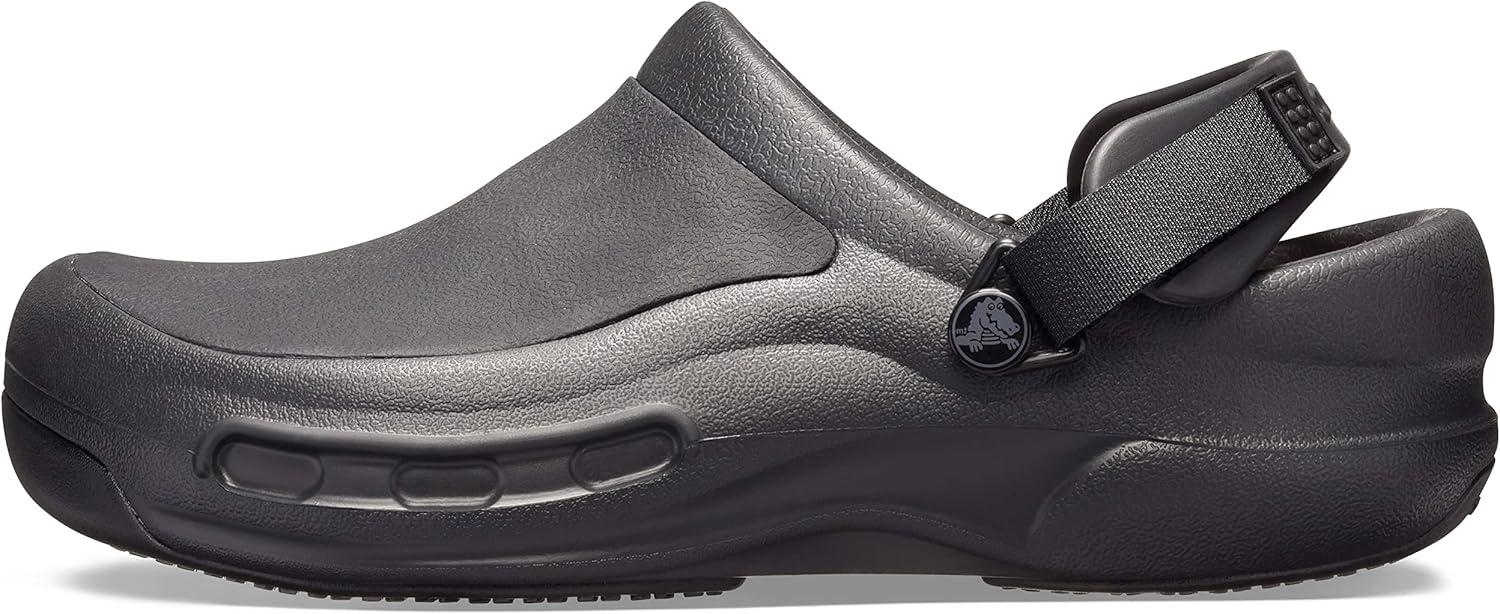 imageCrocs Mens and Womens Bistro Pro Literide Clog  Slip Resistant Work ShoesBlack