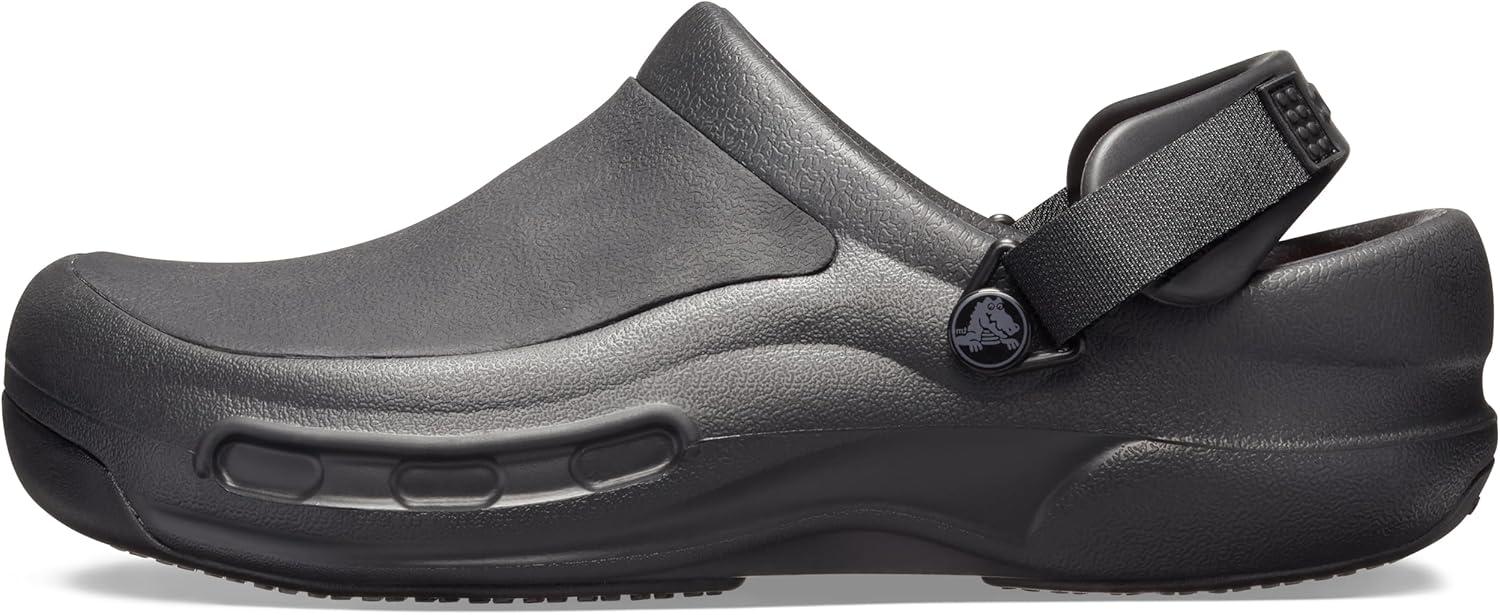 imageCrocs Mens and Womens Bistro Pro Literide Clog  Slip Resistant Work ShoesBlack