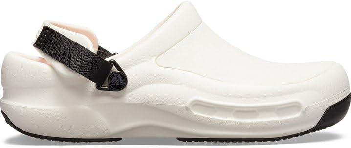 imageCrocs Mens and Womens Bistro Pro Literide Clog  Slip Resistant Work ShoesWhite