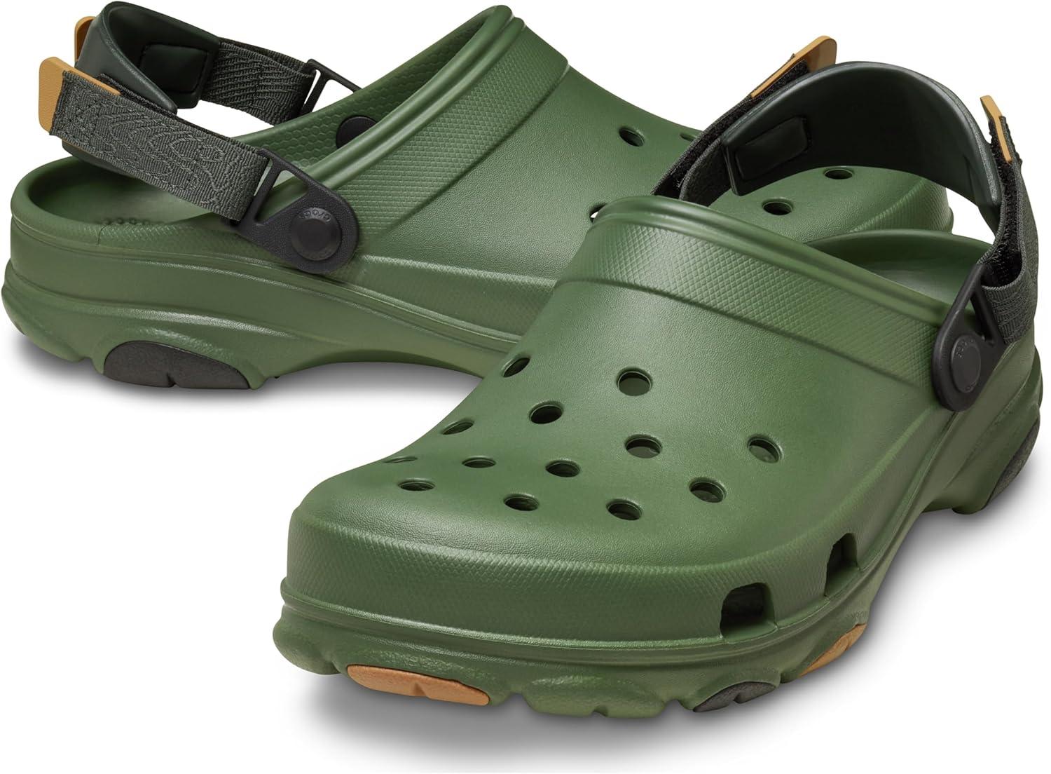 imageCrocs Unisex Adult Classic All Terrain ClogsArmy Green