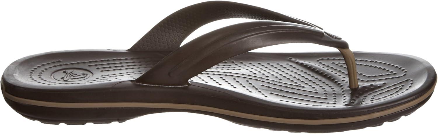 imageCrocs Unisex Adult Crocband Flip Flop SandalEspresso