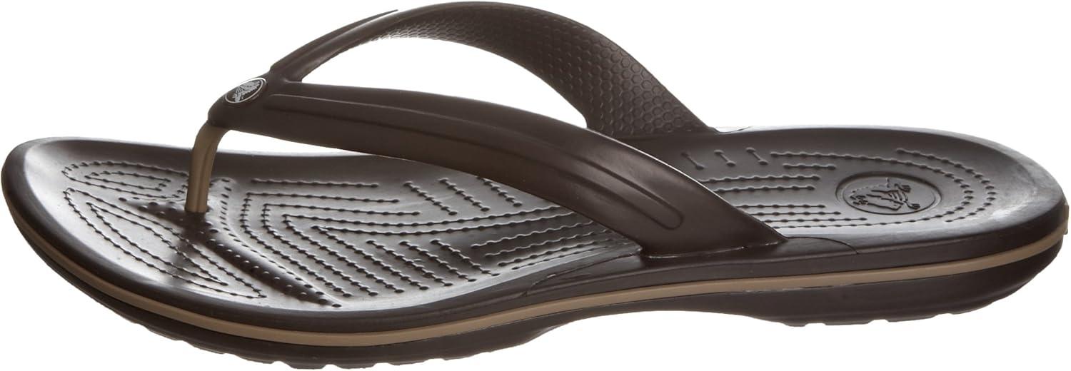 imageCrocs Unisex Adult Crocband Flip Flop SandalEspresso