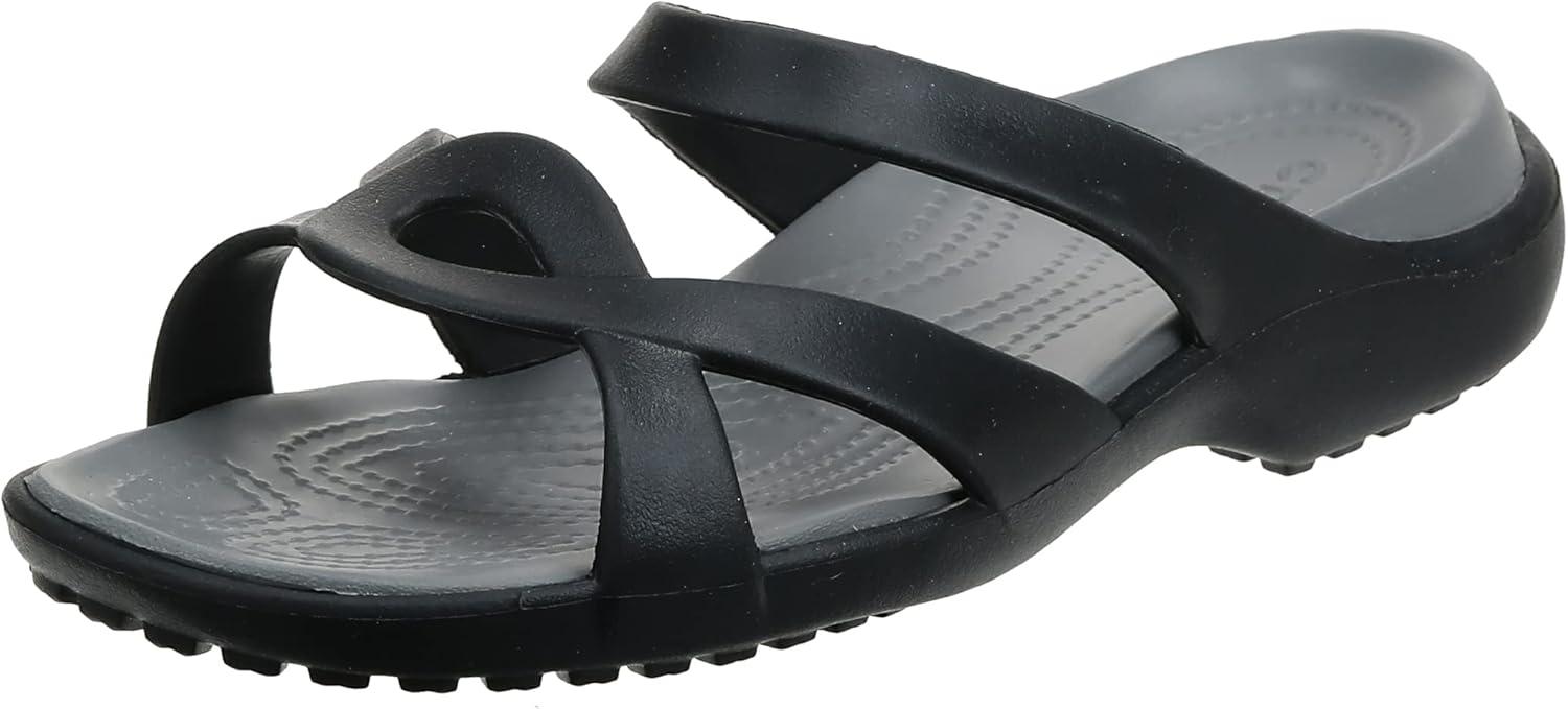 imageCrocs Unisex Adult Crocband Flip Flop SandalMeleenBlackSmoke