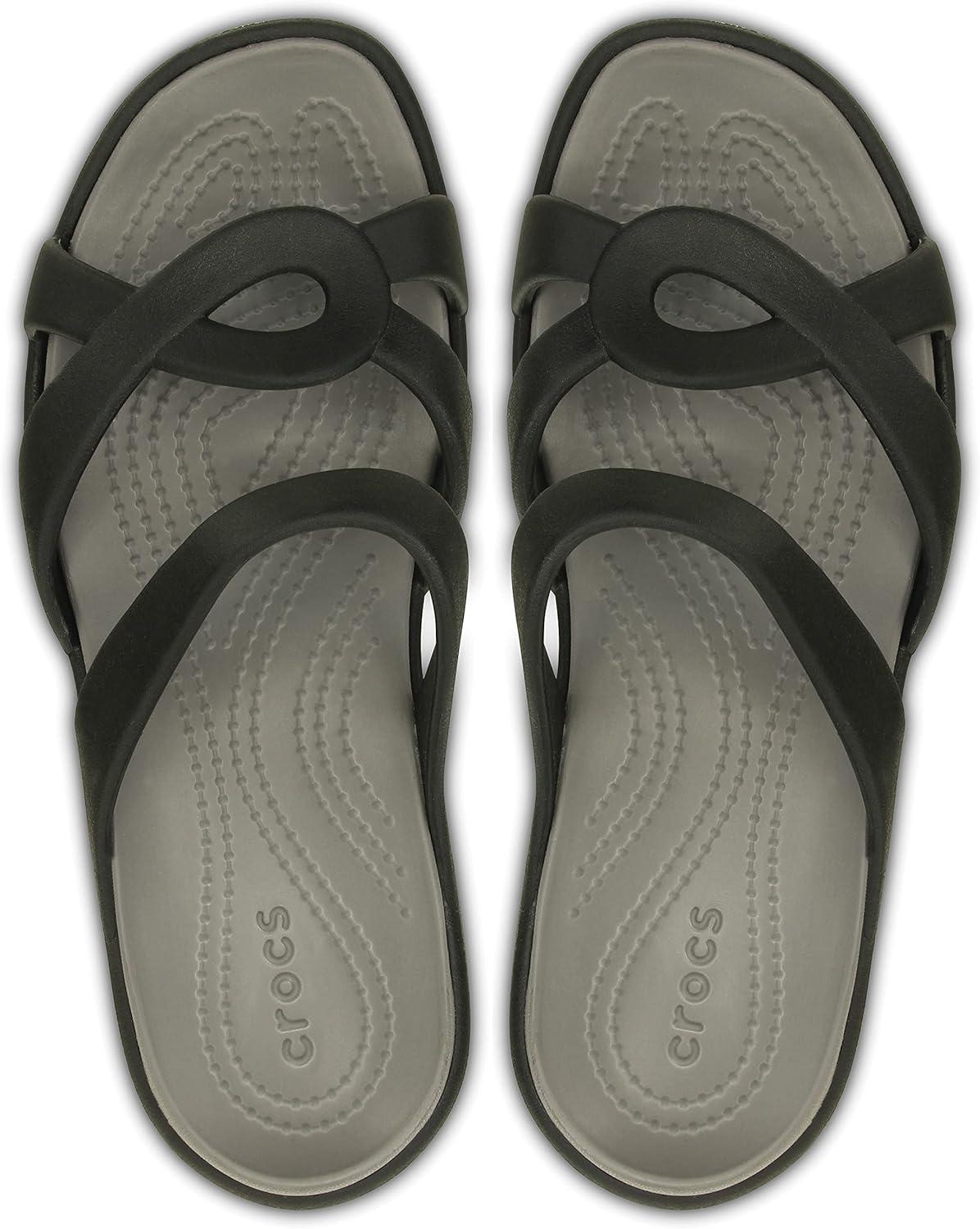 imageCrocs Unisex Adult Crocband Flip Flop SandalMeleenBlackSmoke