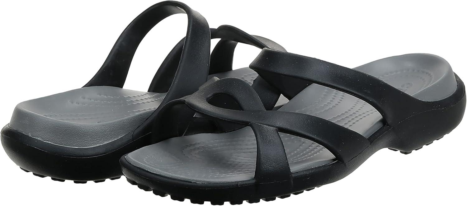 imageCrocs Unisex Adult Crocband Flip Flop SandalMeleenBlackSmoke