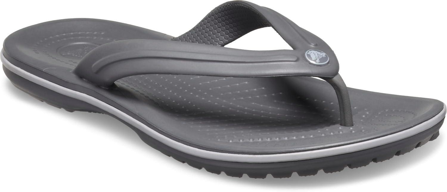 imageCrocs Unisex Adult Crocband Flip Flop SandalSlate GreySmoke