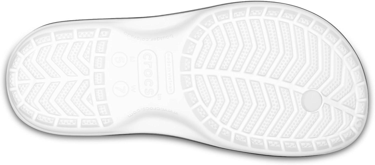 imageCrocs Unisex Adult Crocband Flip Flop SandalWhite