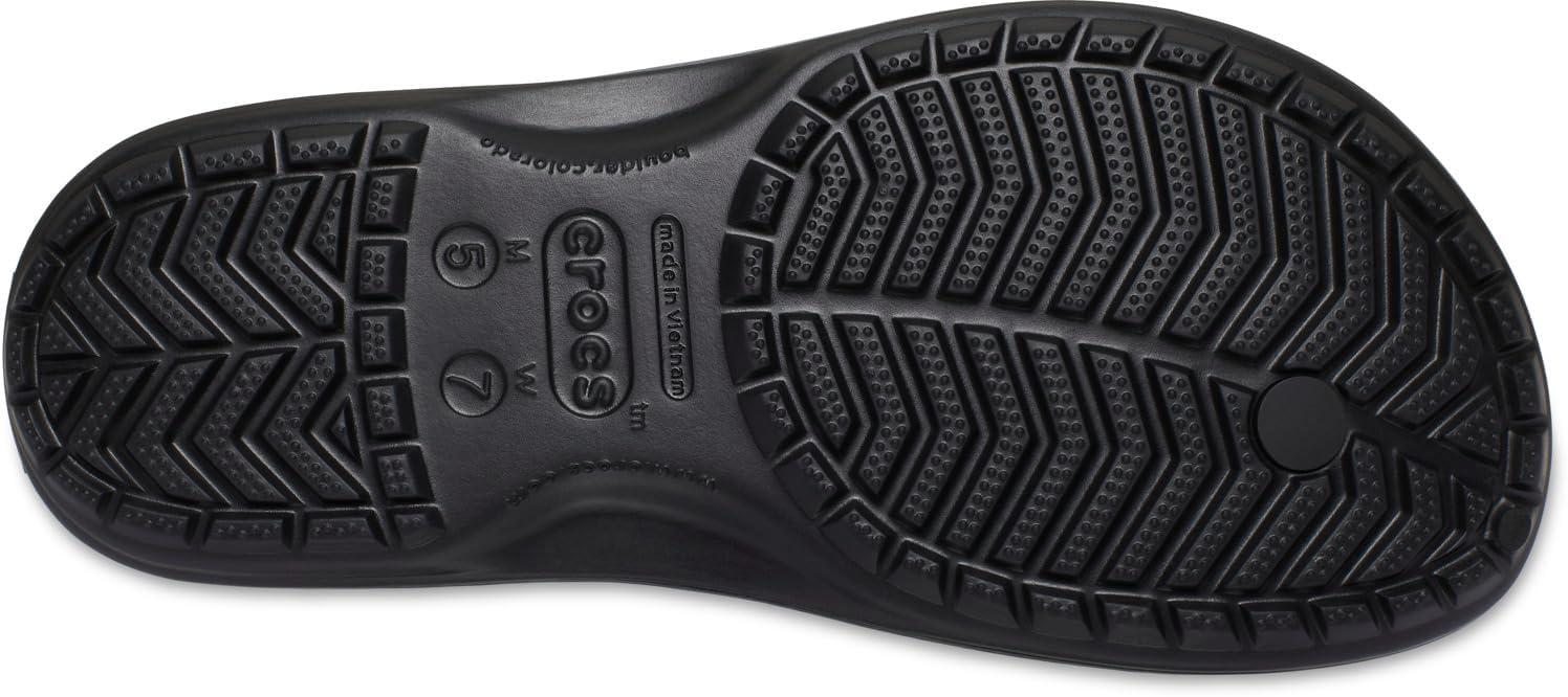 imageCrocs Unisex Adult Crocband Flip Flop SandalsBlack Slate Grey