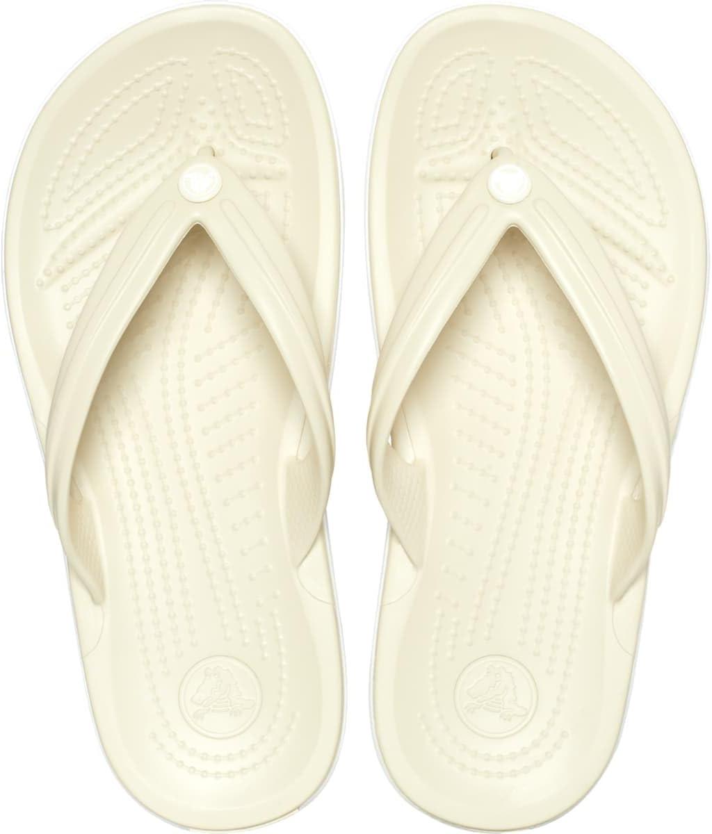 imageCrocs Unisex Adult Crocband Flip Flop SandalsBone