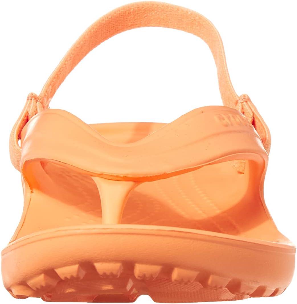 imageCrocs Unisex Adult Crocband Flip Flop SandalsOrange Cantaloupe 801