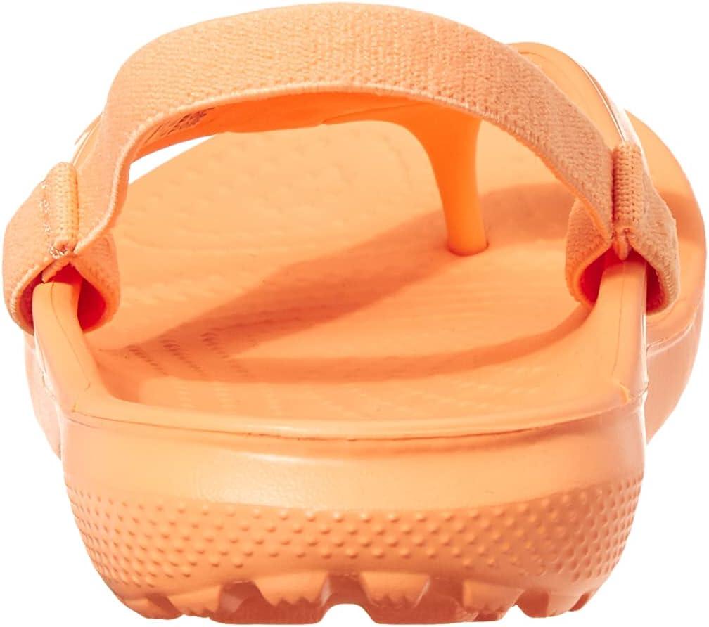imageCrocs Unisex Adult Crocband Flip Flop SandalsOrange Cantaloupe 801