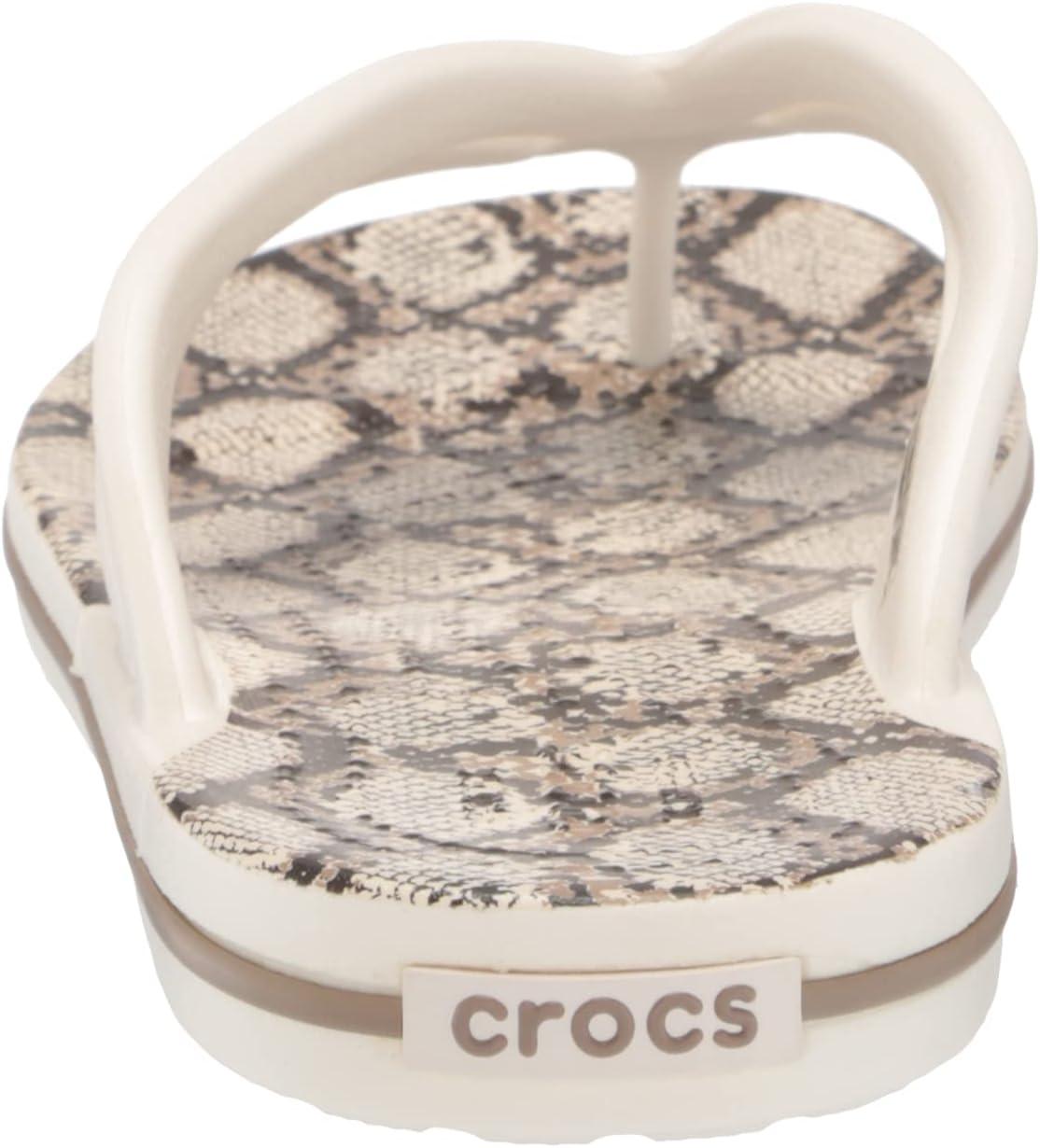 imageCrocs Unisex Adult Crocband Flip Flop SandalsOysterMushroom