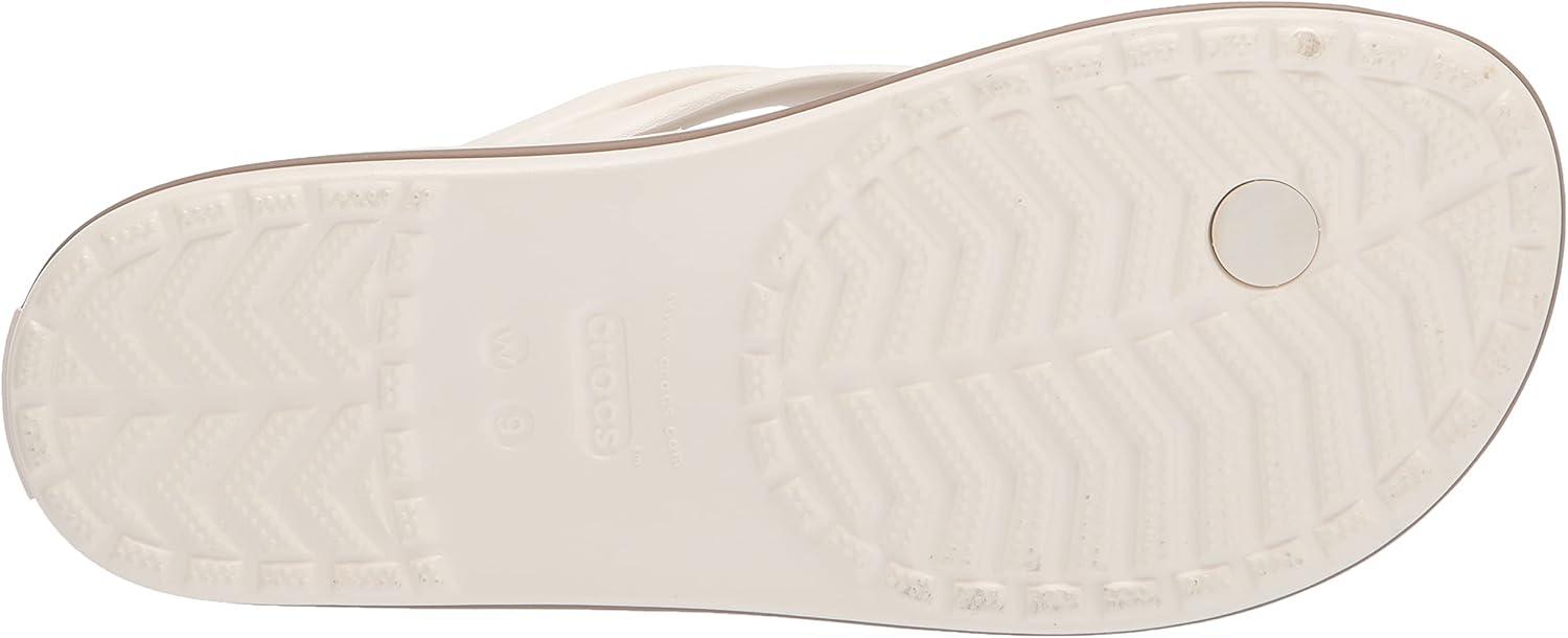 imageCrocs Unisex Adult Crocband Flip Flop SandalsOysterMushroom
