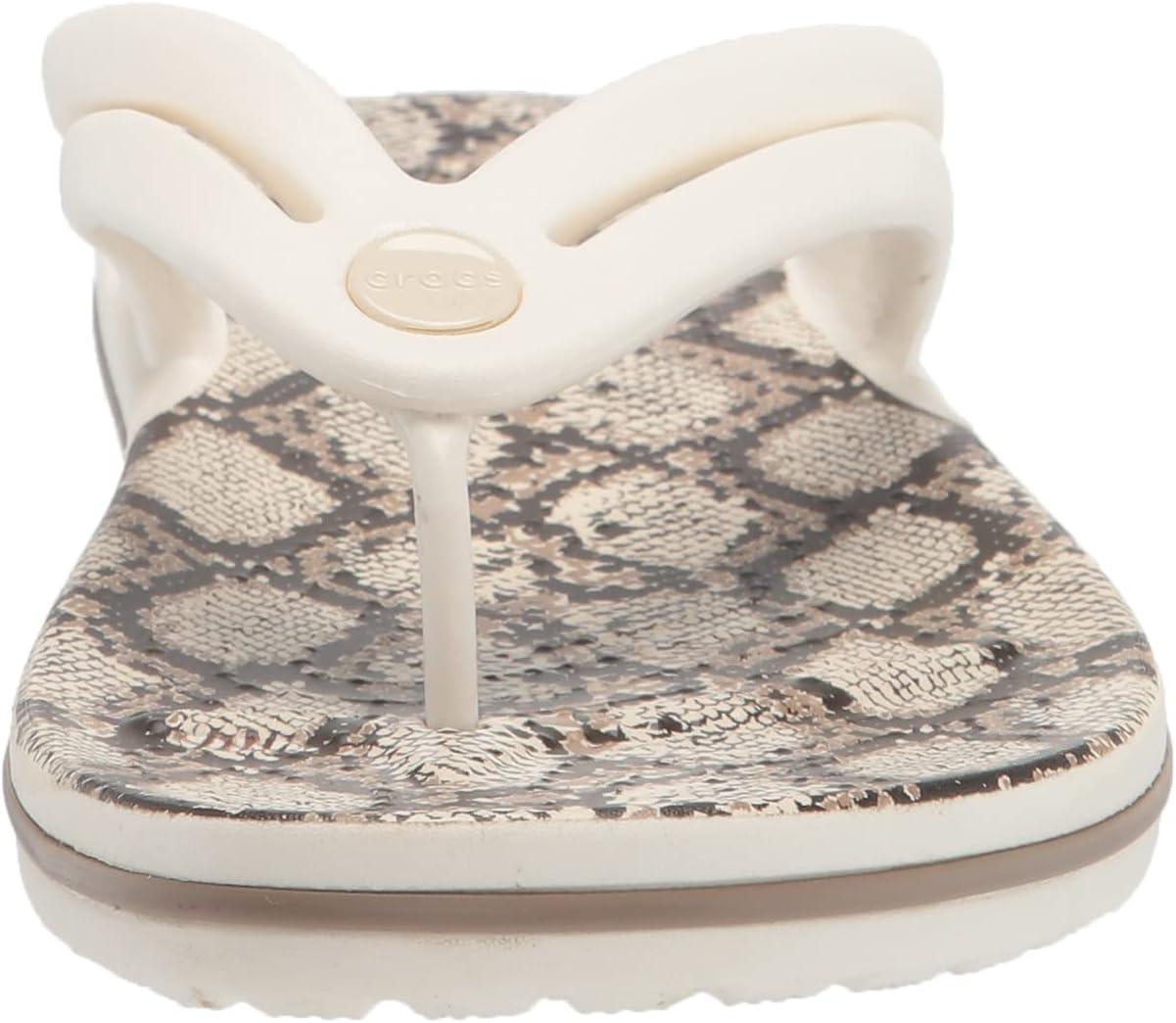 imageCrocs Unisex Adult Crocband Flip Flop SandalsOysterMushroom