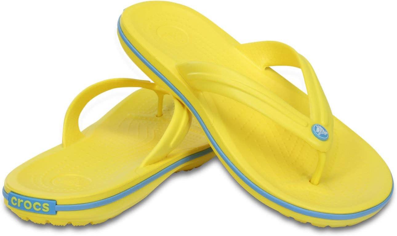 imageCrocs Unisex Adult Crocband Flip Flop SandalsSunshine