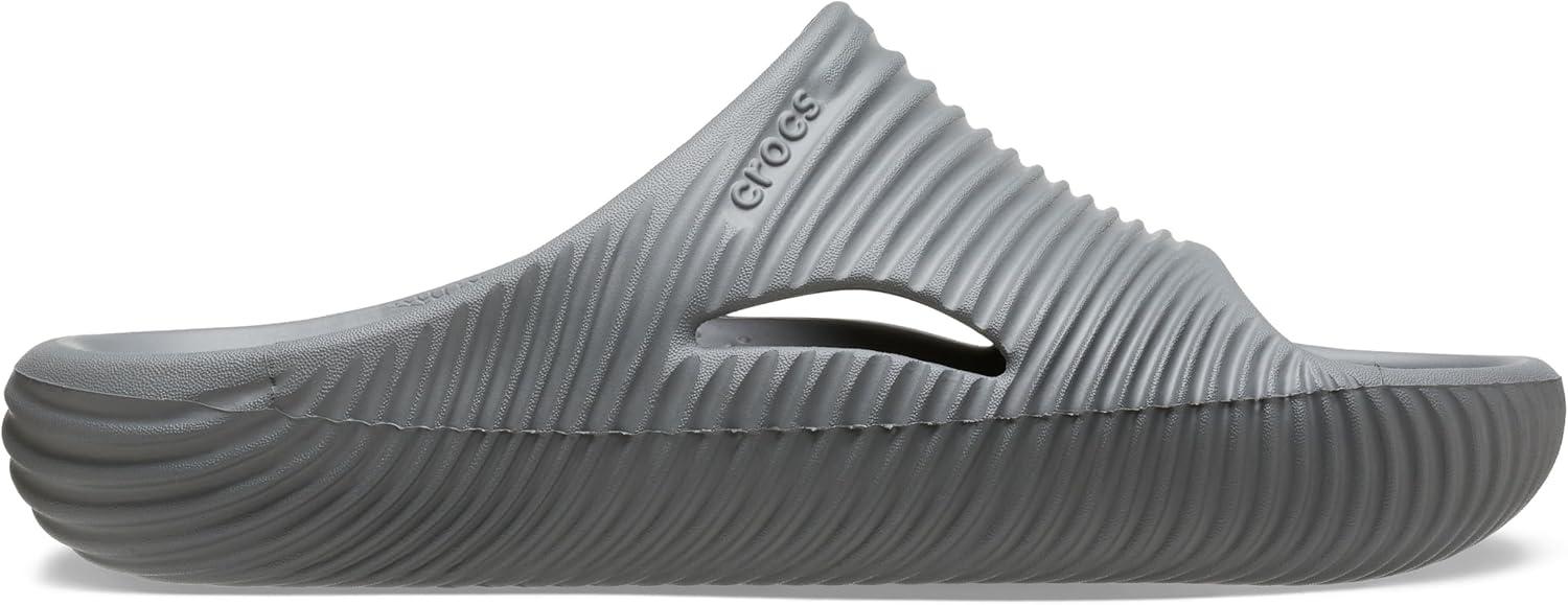 imageCrocs Unisex Adult Mellow Recovery SlidesTideSlate Grey