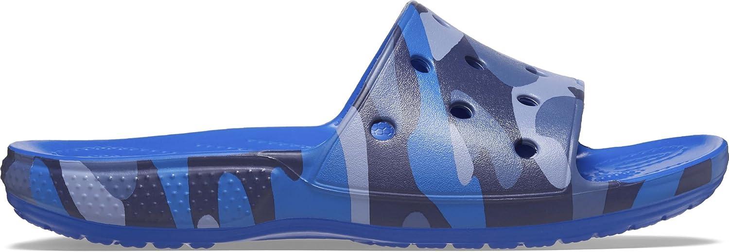 imageCrocs Unisex Classic Camo Slide SandalsBlue BoltMulti Camo Redux