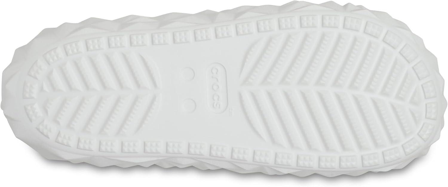 imageCrocs UnisexAdult Classic Geometric Slide 20 SandalWhite Geo