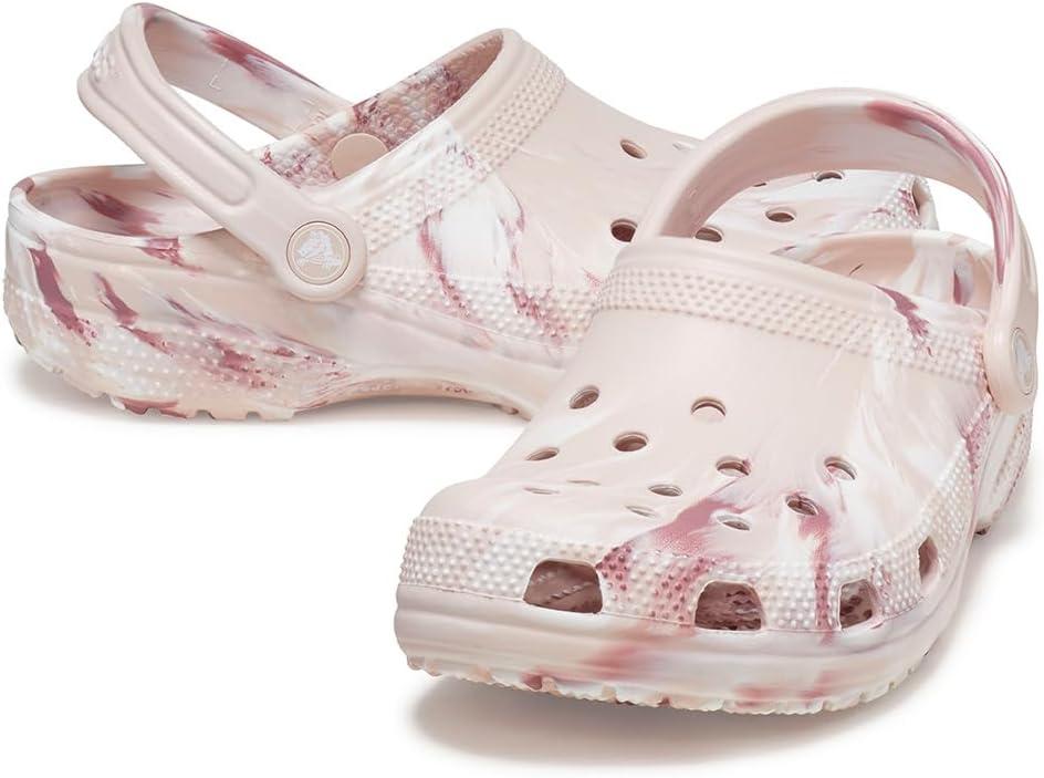 imageCrocs UnisexAdult Classic Marbled Tie Dye ClogQuartzMulti