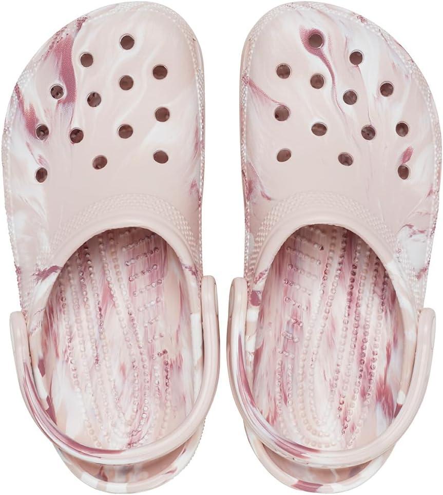imageCrocs UnisexAdult Classic Marbled Tie Dye ClogQuartzMulti