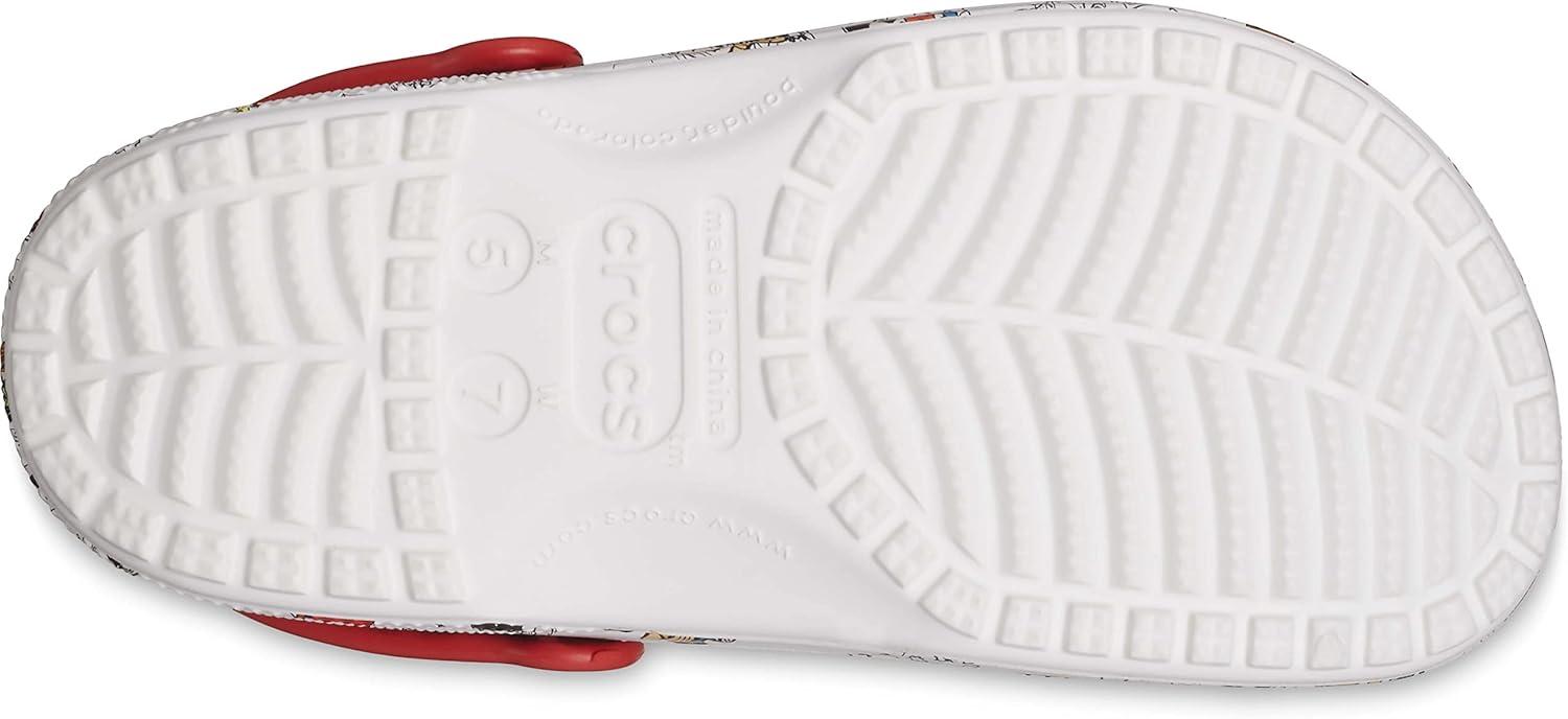 imageCrocs UnisexAdult Classic Peanuts Snoopy ClogWhiteMulti