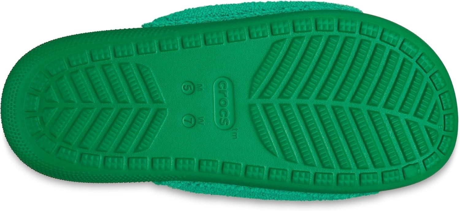 imageCrocs UnisexAdult Classic Towel Slide Sandals for Women and MenGreen Ivy