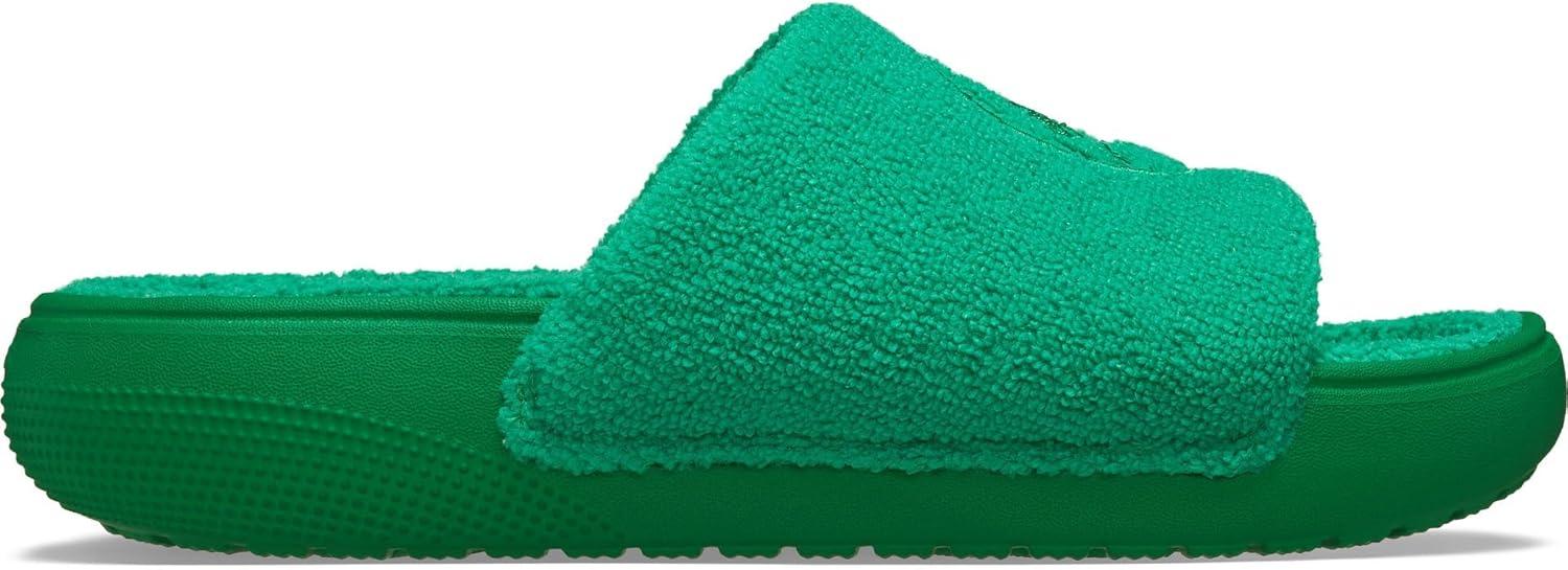 imageCrocs UnisexAdult Classic Towel Slide Sandals for Women and MenGreen Ivy