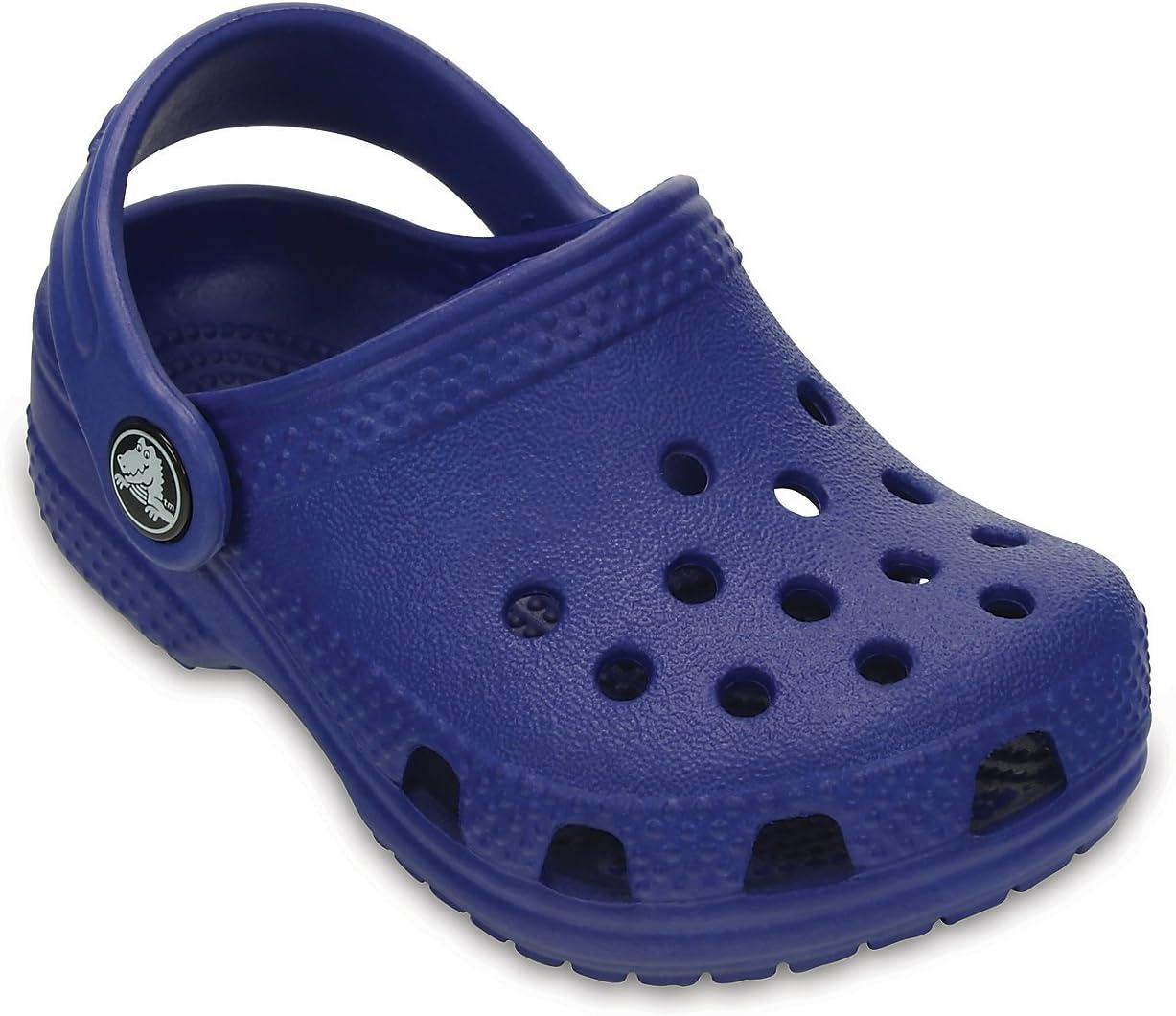 imageCrocs UnisexBaby Classic Littles Clogs Baby Shoes Cerulean Blue 23 Infant