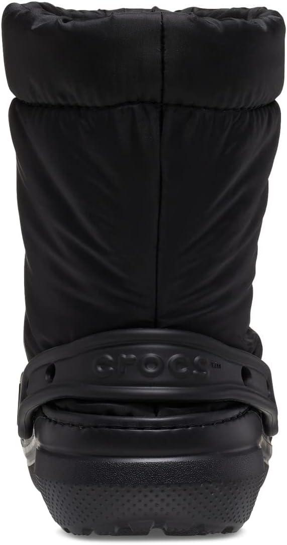 imageCrocs UnisexChild Classic Lined Neo Puff Boot SnowBlack