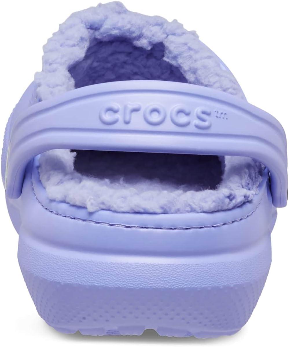 imageCrocs UnisexChild Classic Tie Dye Lined Clog  Kids SlippersDigital Violet